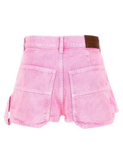 Pinko Workwear Shorts In Cotton Bull Fabric