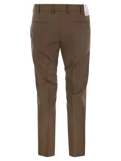 Pt Torino Dieci Brown Trousers