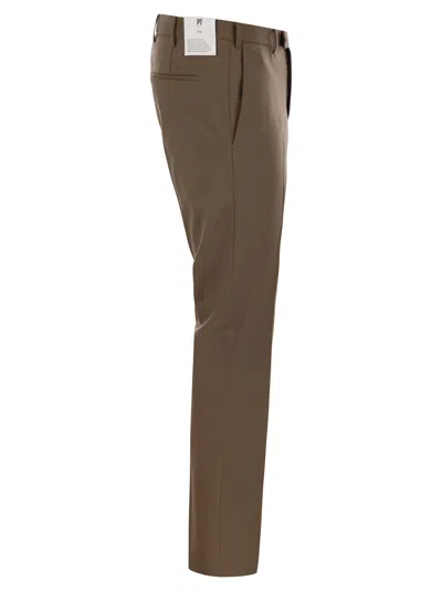 Pt Torino Dieci Brown Trousers