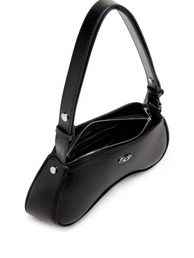 Diesel Women Play Shoulder Bag In Black