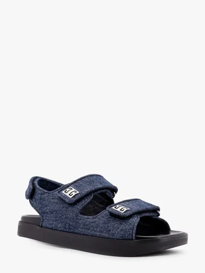 Givenchy Strap Flat Sandal In Blue