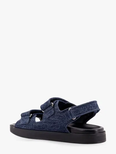 Givenchy Strap Flat Sandal In Blue