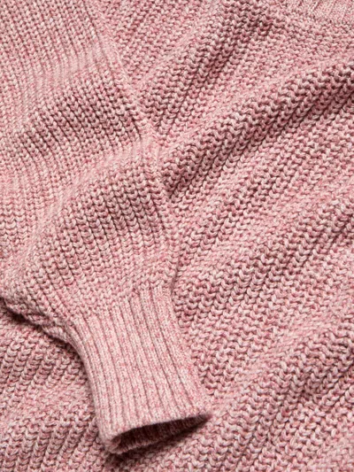 Faherty Sunwashed Fisherman Sweater In Seashell Blush