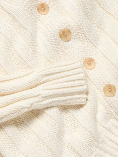 Faherty Sunwashed Laidback Cardigan In Egret