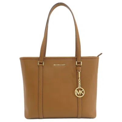 Pre-owned Michael Kors Leather Tote Bag () In Brown