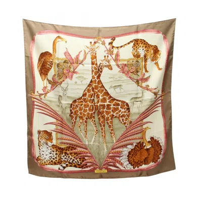 Pre-owned Ferragamo Silk Scarf () In Multi