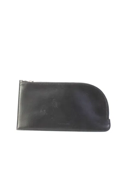 Everlane Womens The Italian Leather Sling Black In Black