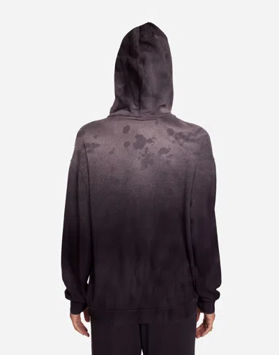 Lauren Moshi Harmony Silk Fan In Onyx Splash