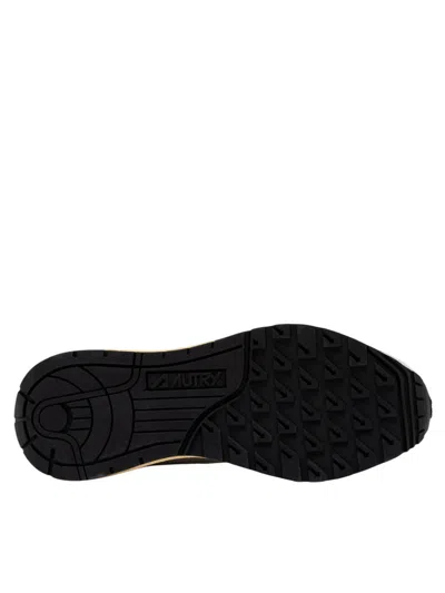 Autry Reelwind Sneakers In Gray And White With Suede