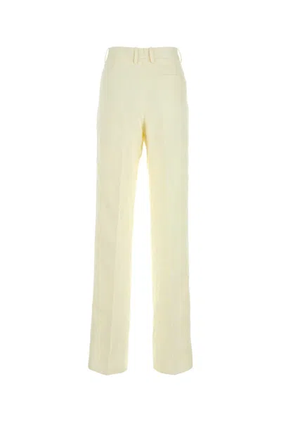 Bottega Veneta Linen Wide-leg Pants For Modern Women