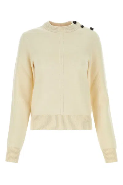 Bottega Veneta Crew-neck Wool Sweater Embellished Buttons