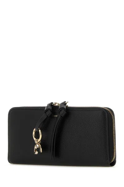 Chloé Chloe Black Leather Wallet