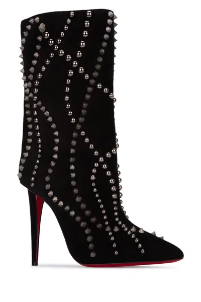Christian Louboutin Elegant Calf Leather Boots For Women