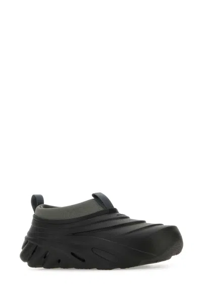 Crocs Black Rubber Echo Storm Slip Ons