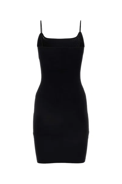 Dsquared2 Black Viscose Blend Mini Dress