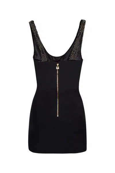 Elisabetta Franchi Bead-embellished Mini Dress