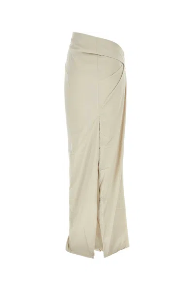 Entire Studios Sand Stretch Nylon Structured Skirt