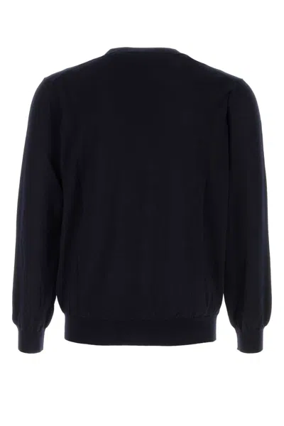 Fendi Wool Cardigan With V-neckline And Ribbed Finish