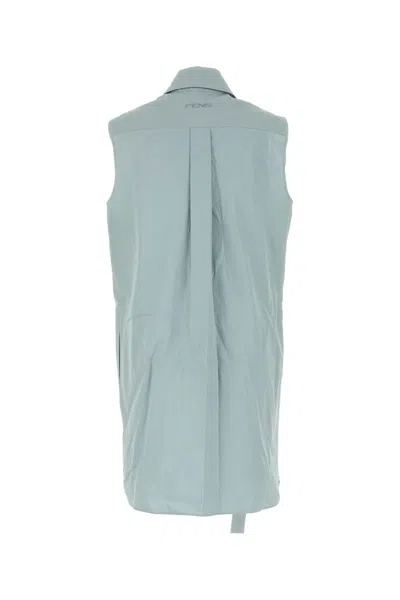 Fendi Abito In Cotone Carta Da Zucchero Donna