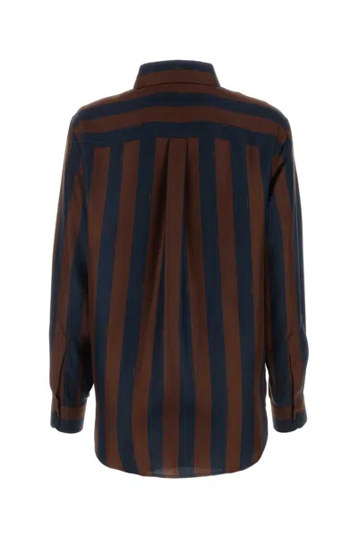 Fendi Striped Silk Shirt