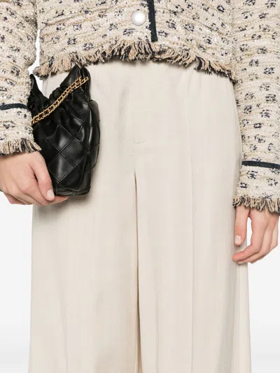 Forte Forte Viscose Wool Slub Flat Front Pants
