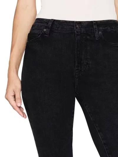 Frame Le Crop Mini Boot Stagger Raw Hem Crop Bootcut Jeans