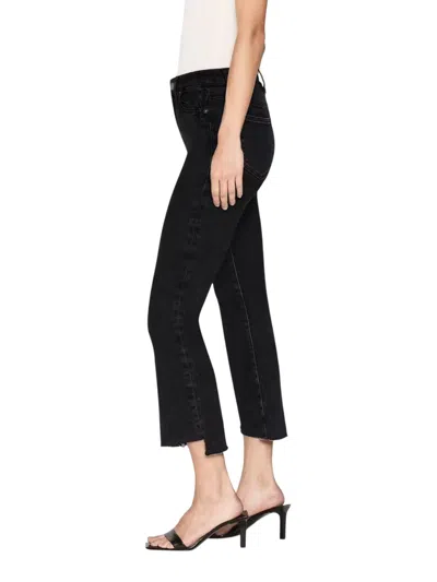 Frame Le Crop Mini Boot Stagger Raw Hem Crop Bootcut Jeans