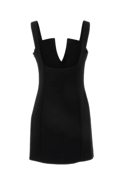Givenchy Paneled Cady Mini Dress In Black
