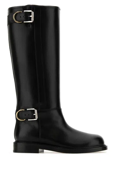 Givenchy Voyou Flat Boots In Leather