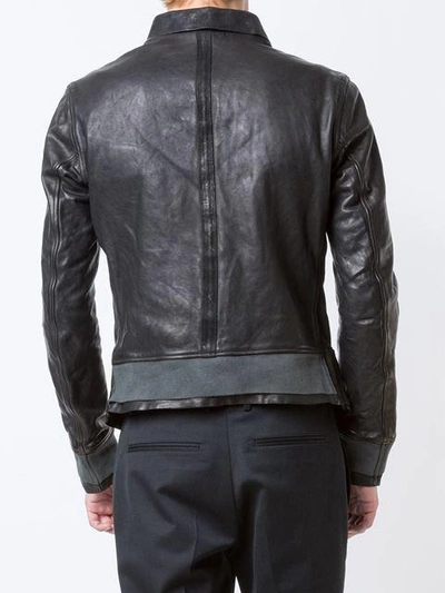 Shop Guidi Zipped Jacket In Black