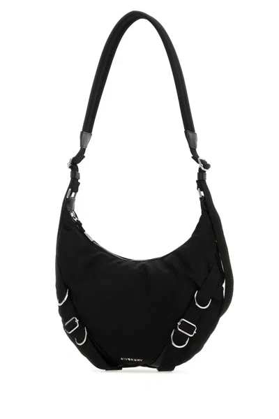 Givenchy Black Nylon Blend Voyou Crossbody Bag