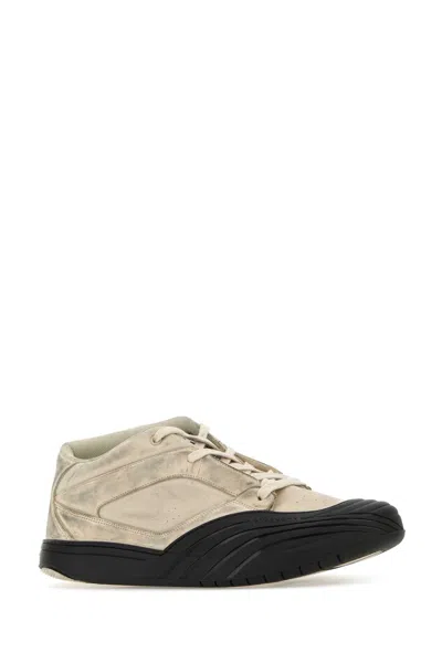 Givenchy Fabric And Leather Sneakers With Intentional Dirties