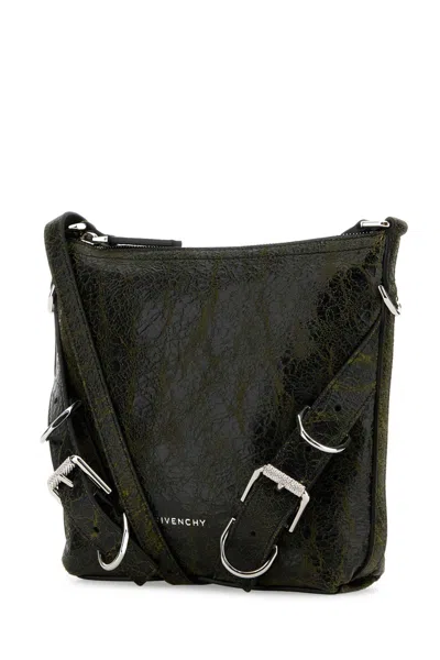 Givenchy Two Tone Leather Voyou Crossbody Bag
