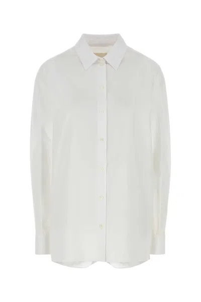 Givenchy Oversized Shirt In Poplin With Open Back