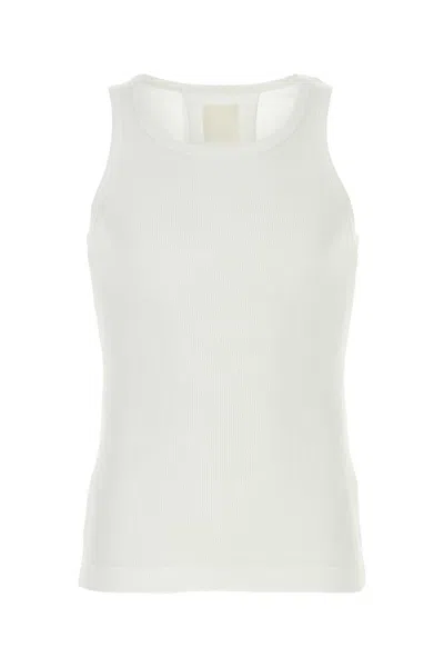 Givenchy White Cotton Blend T-shirts And Polos