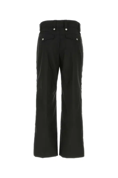 Gucci Stud-embellished Straight-leg Pants In Black