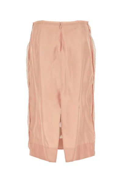Gucci Cut-out Detailing Silk Skirt