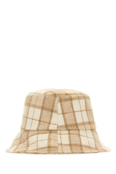 Helen Kaminski Cappello Da Pescatore Franz In Misto Lana Ricamata Donna In Brown
