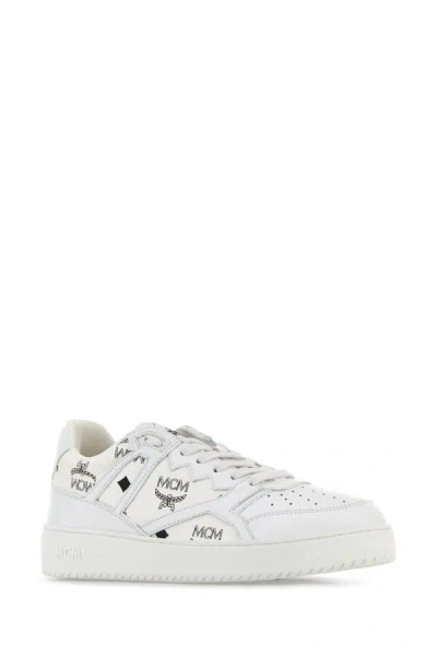Mcm Terrain Sneakers In Printed Canvas In Multicolor