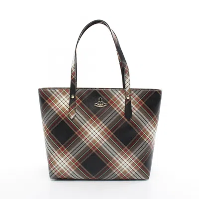Pre-owned Vivienne Westwood Faux Leather Tote Bag () In Multi