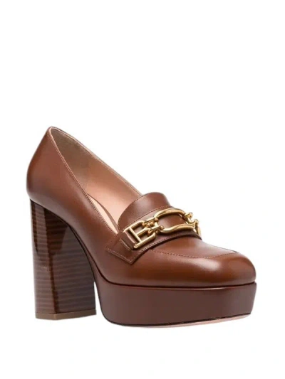 Bally Deasia 6239473 Women's Cuero Leather Pumps In Brown