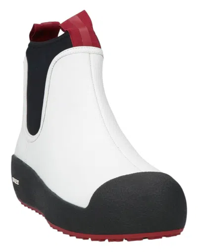 Bally Gadey 6234640 Women's White Calf Leather Ankle Boots In White
