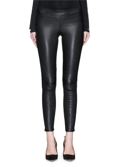 Shop J Brand 'edita' Lambskin Leather Leggings