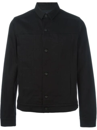 Shop Natural Selection 'wells' Denim Jacket In Black
