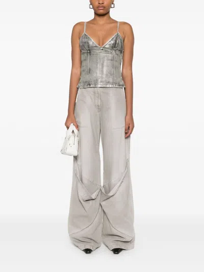 Diesel De-fulsy-s Tank Top In Grey