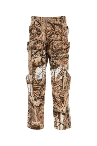 1989 Studio Beige Camouflage Cargo Trousers