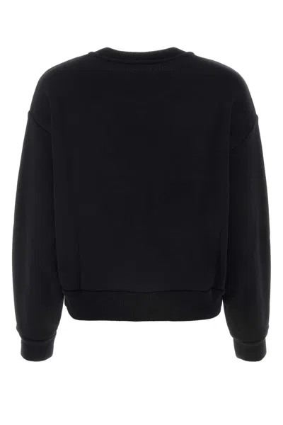 Alexander Mcqueen Woman Black Sweatshirts