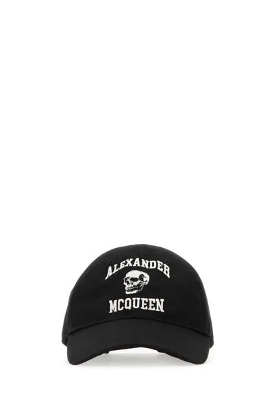 Alexander Mcqueen Embroidered Cotton-twill Baseball Cap