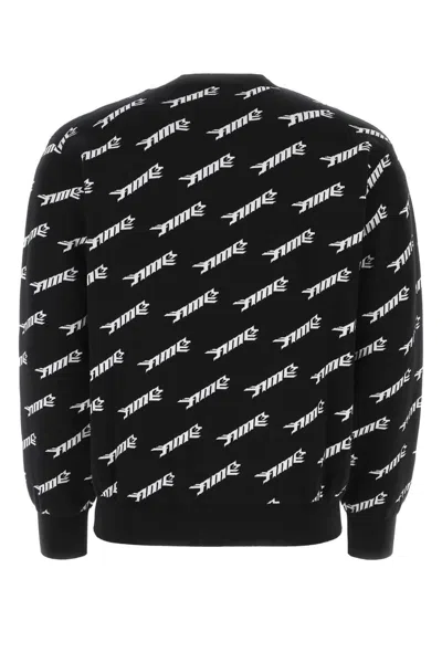 Ambush Embroidered Crew-neck Wool Blend Sweater