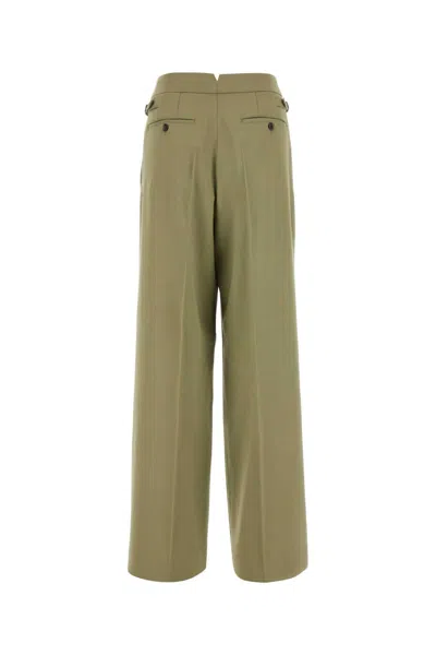 Ami Alexandre Mattiussi Ami Paris Sage Green Viscose Blend Pant